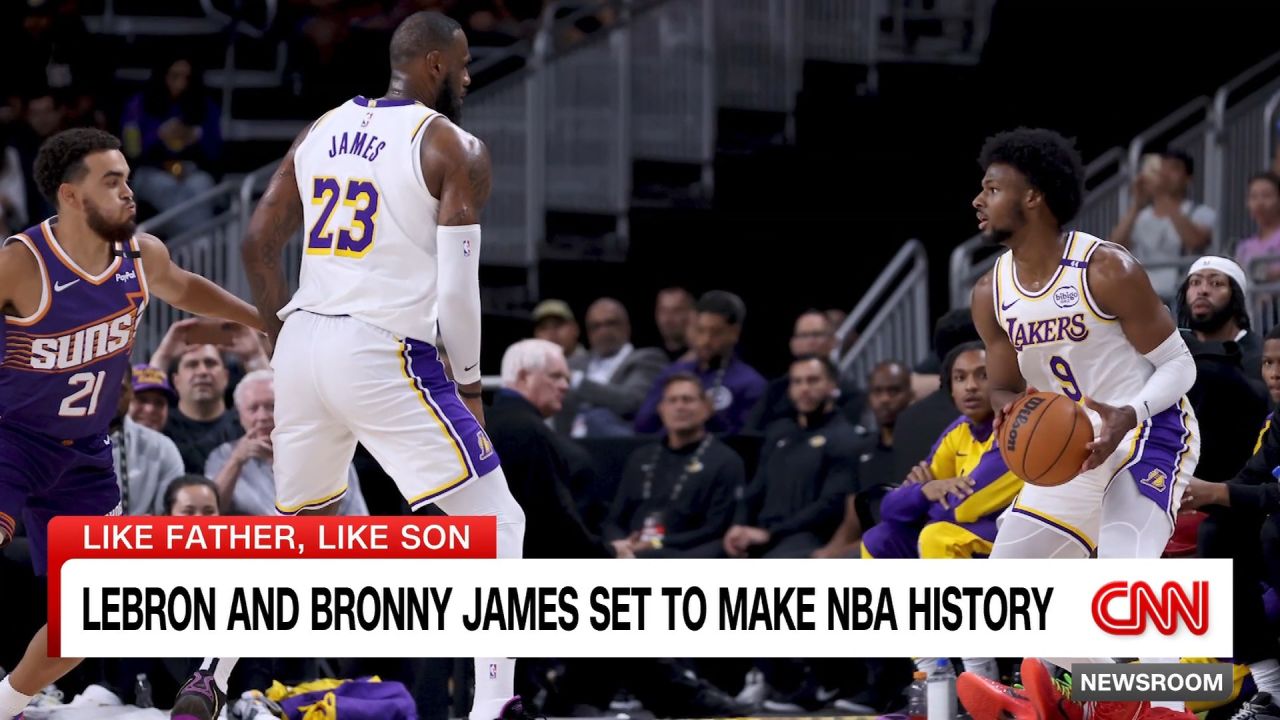 <p>He’s won everything multiple times, but Lebron James is on the cusp of what might be the biggest occasion of his career - preparing to suit up in the same Lakers team as his son Bronny. CNN’s Andy Scholes looks ahead to NBA’s opening night. </p>