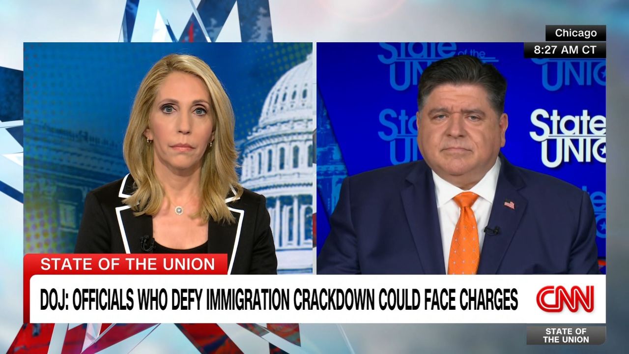 <p>With the Trump administration planning immigration raids in dozens of cities, Illinois Gov. JB Pritzker tells CNN’s Dana Bash, 