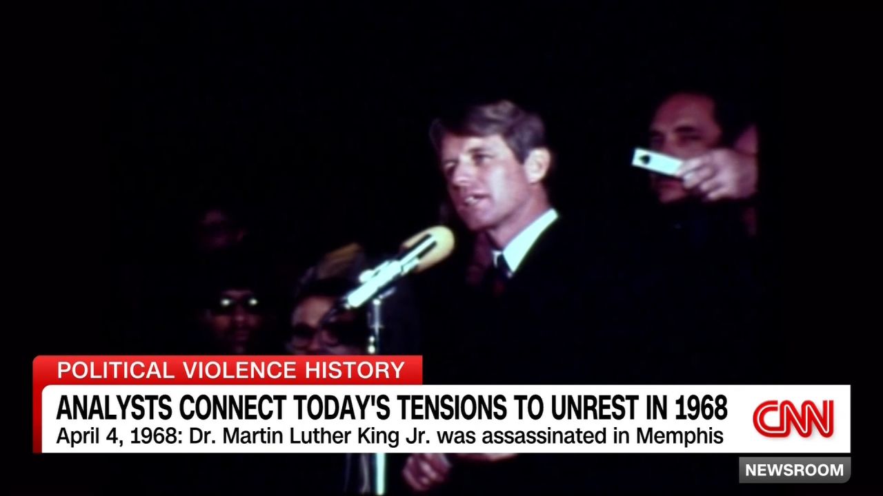 <p>The current rash of political violence prompts comparisons between today, and the time when MLK and RFK were assassinated.</p>