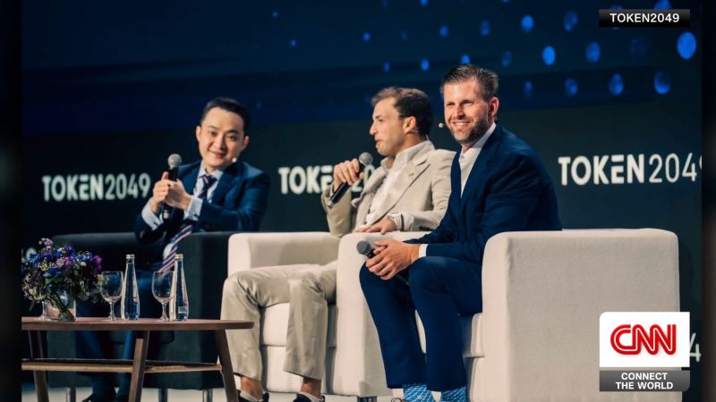 Eric Trump talks crypto at Dubai conference “Token 2049”