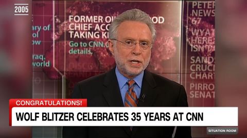 <p>CNN Anchor Wolf Blitzer reflected on some of his most memorable moments at CNN.</p>