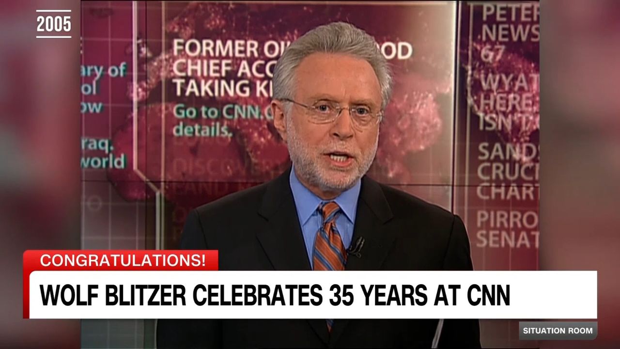 <p>CNN Anchor Wolf Blitzer reflected on some of his most memorable moments at CNN.</p>