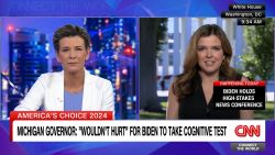 <p>Michigan's Democratic Governor Gretchen Whitmer calls for a cognitive test for the President. CNN's Becky Anderson discusses with Arlette Saenz.</p>