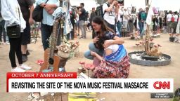 <p>Nic Robertson reports from the site of the Nova Festival massacre in Israel, where pain and sorrow run deep in the families of those killed by Hamas last October 7.</p>