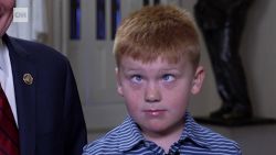<p>After stealing the show while his dad, <a href="index.php?page=&url=https%3A%2F%2Fwww.cnn.com%2F2024%2F06%2F04%2Fpolitics%2Fvideo%2Fjohn-rose-tennessee-speech-son-ldn-digvid">Tennessee Rep. John Rose, spoke out on the House floor</a> against former President Trump’s historic conviction, 6-year-old Guy Rose joined CNN's Kate Bolduan and John Berman to show off other faces he can make.</p>