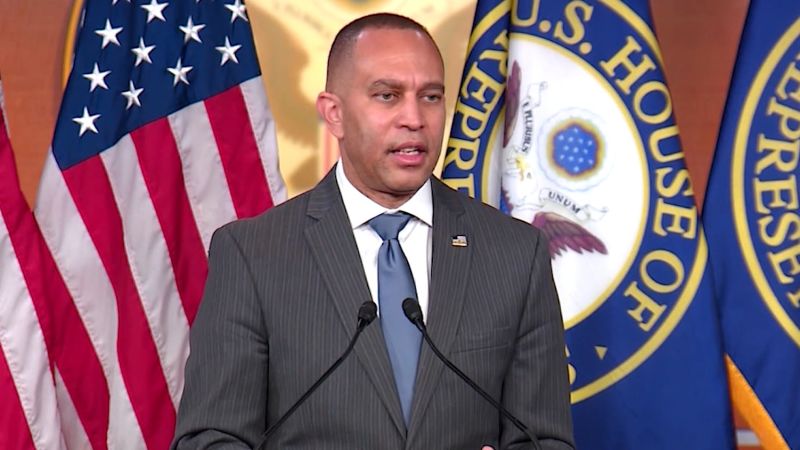 Video: It’s their government’: Jeffries on avoiding government shutdown against GOP | CNN Politics