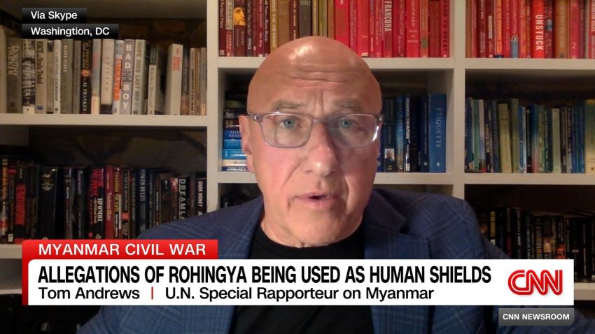 <p>Tom Andrews, the United Nations special rapporteur on Myanmar, tells CNN's Rosemary Church that Myanmar's military junta is desperate to keep control as they lose ground on the battlefield.</p>