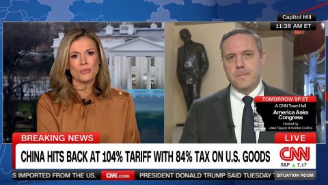<p>Colorado Republican Congressman Jeff Hurd explains to Pamela Brown why he's helping to spearhead a bipartisan bill to reclaim Congressional authority over tariffs. Rep. Hurd says, "I'm on board 100% with what the President's doing -- I just want to make sure that we do it in the right way, in a way that follows the Constitution specifically."</p>