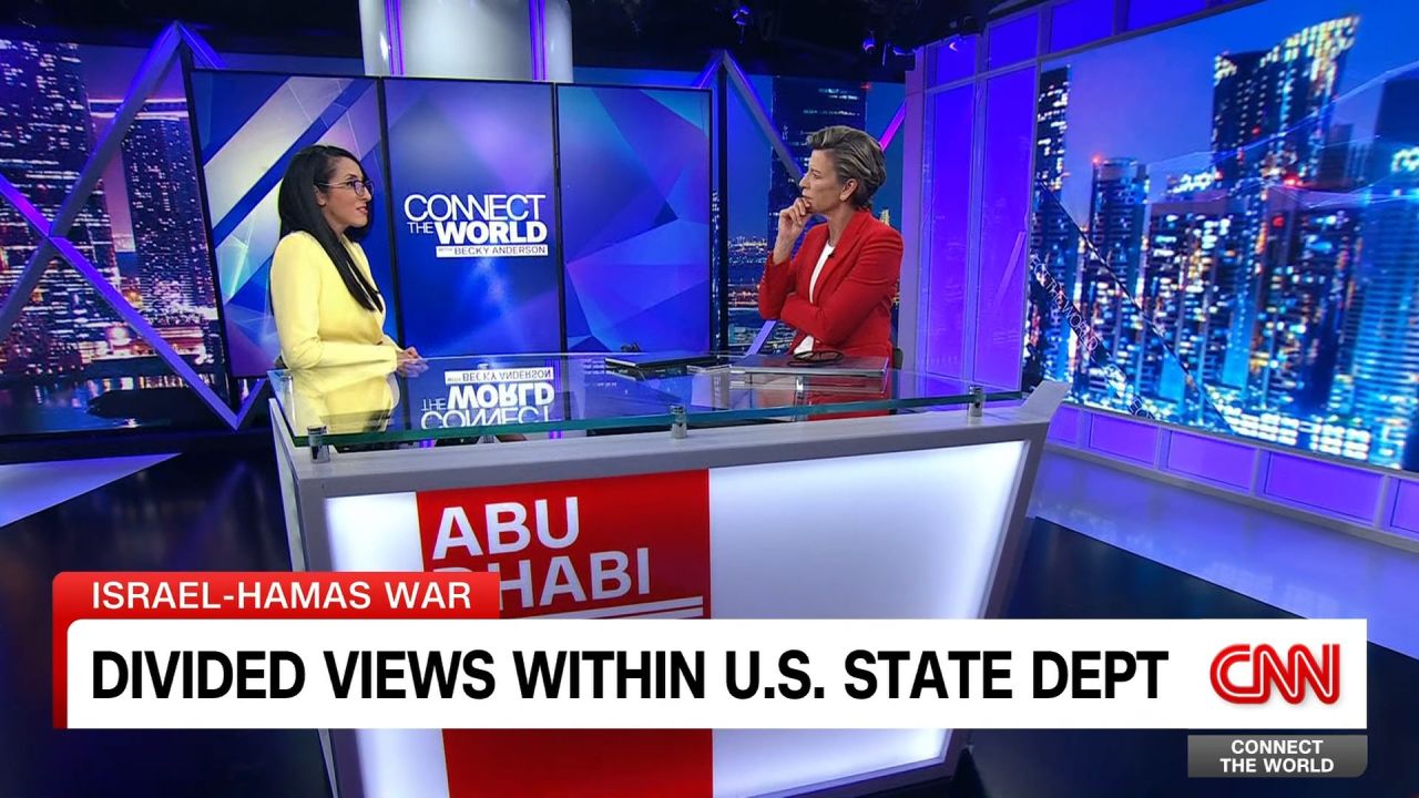 <p>CNN's Becky Anderson interviews diplomat Hala Rharrit, who quit the U.S. State Department over the Biden Administration's policy on the war in Gaza.??</p>