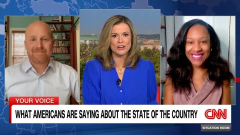 <p>Jeremy Hobson, host of "The Middle with Jeremy Hobson," and progressive talk show host Reecie Colbert join CNN's Pamela Brown for our weekly "Your Voice" segment to discuss how President Trump's handling of the economy is impacting his approval rating. </p>