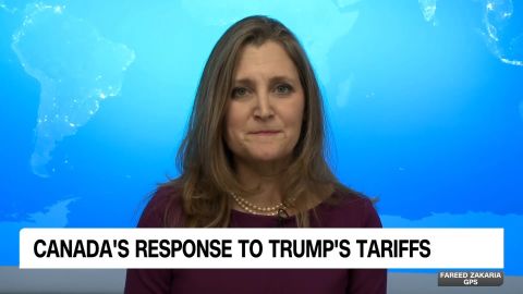 <p>Fareed speaks with Chrystia Freeland, Canada’s former finance minister and a top candidate to be its next prime minister, about her country’s response to US President Donald Trump’s tough tariffs on Canadian goods.</p>