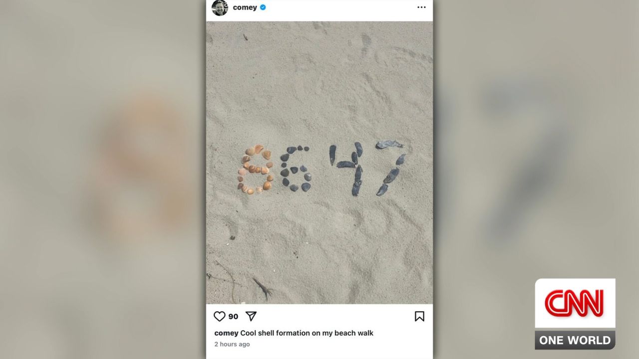 <p>Former FBI Director James Comey is under investigation for an Instagram post, after Republicans claimed it was a threat against President Trump.</p>