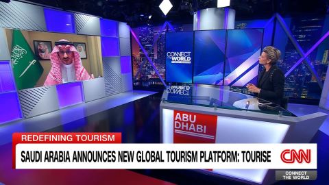 <p>As Saudi Arabia invests in its tourism industry, Becky Anderson speaks with Saudi Minister of Tourism Ahmed Al Khateeb about the new platform TOURISE, which aims to change global travel.</p>