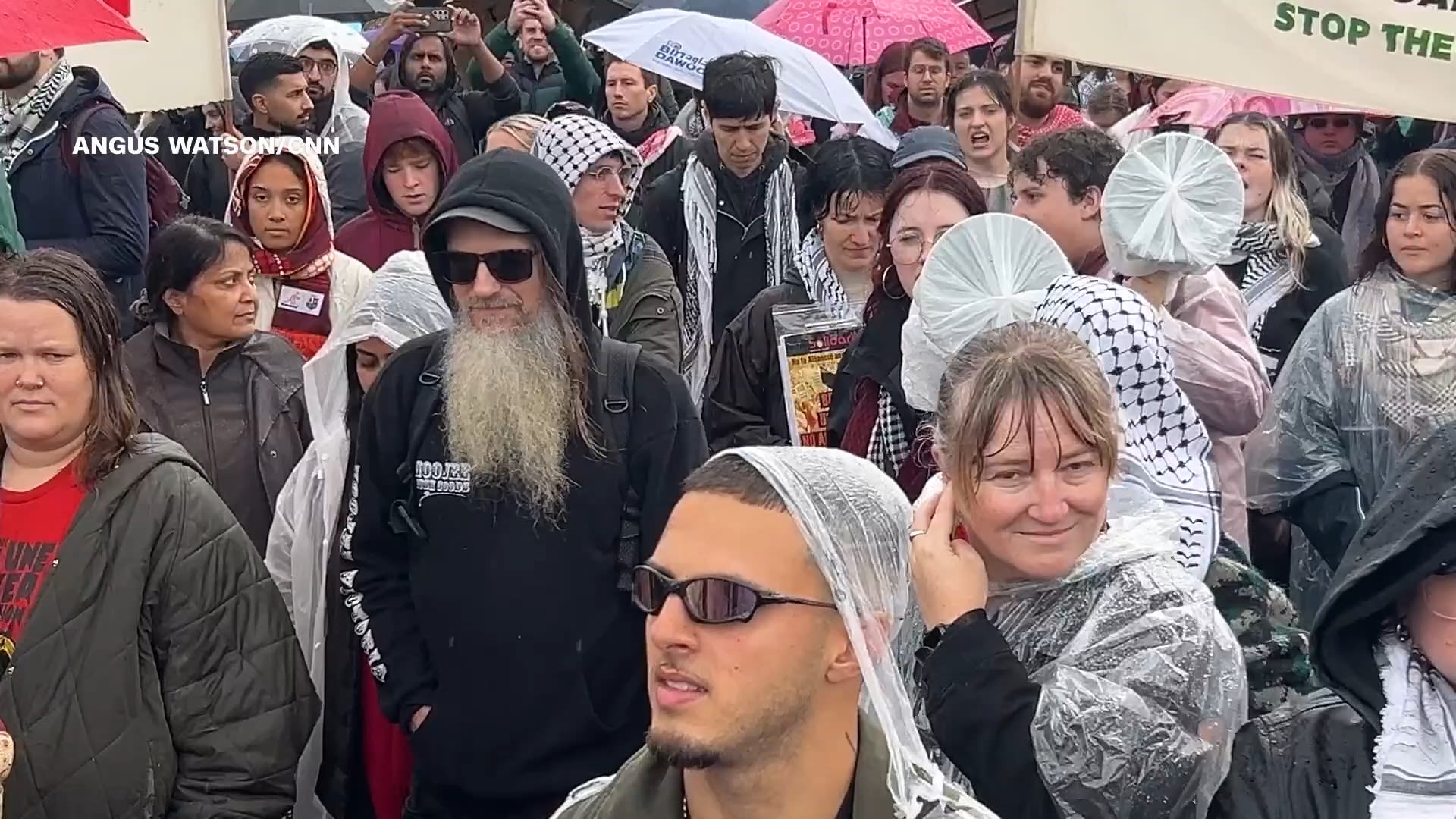 <p>NSW Police estimated 90,000 took part in the March for Humanity on August 3, while organizers turn out closer to 300,000.</p>