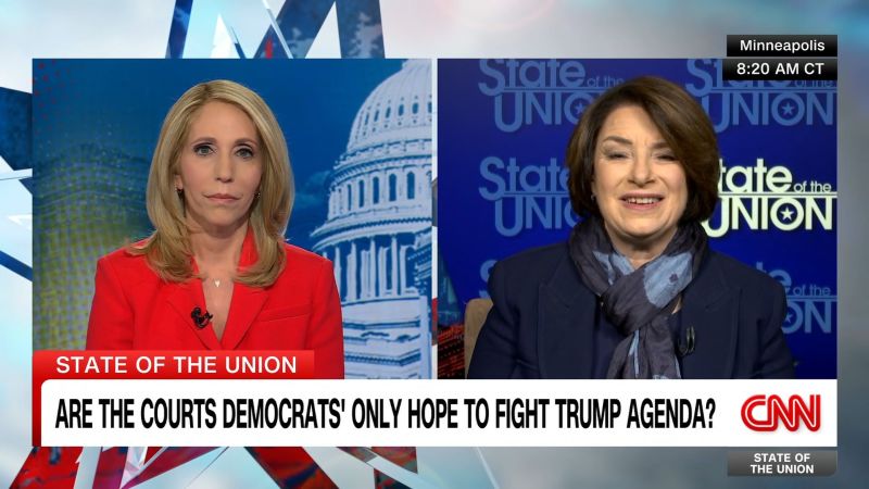 Klobuchar says ‘not quite there yet’ on constitutional crisis, warns of legal consequences if Trump ignores courts | CNN Politics