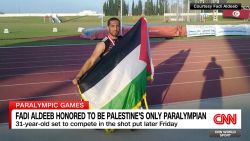 <p>Fadi?Aldeeb?tells World Sport's Don Riddell what it was like to get the news that he will be the only athlete representing Gaza in this upcoming Paralympics.?He also talks about how he became a paraplegic and the tragedies he's experienced.?</p>