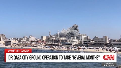 <p>Tens of-thousands of Palestinians are fleeing Gaza City, one day after Israel's military announced its ground incursion to occupy the city had started. CNN's Jeremy Diamond has details. His report contains disturbing video. </p>