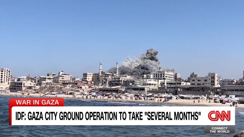 <p>Tens of-thousands of Palestinians are fleeing Gaza City, one day after Israel's military announced its ground incursion to occupy the city had started. CNN's Jeremy Diamond has details. His report contains disturbing video. </p>