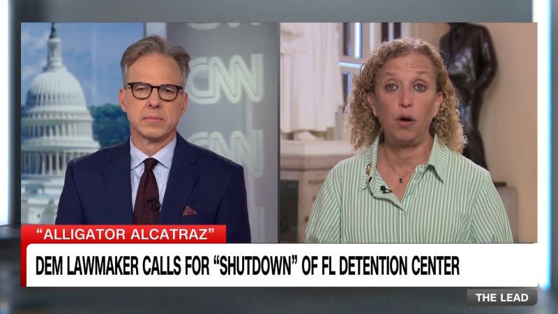 Dem lawmaker: Alligator Alcatraz needs to be “shut the hell down” | CNN Politics
