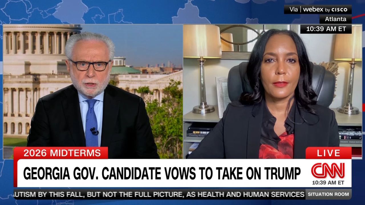 <p>Former Atlanta Mayor Keisha Lance Bottoms lays out her plan to win the Georgia Governor's race in 2026 and tells CNN's Wolf Blitzer whether she noticed any signs of President Biden's decline.</p>