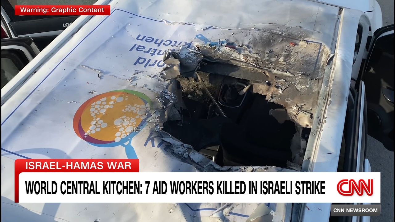 <p>A spokesperson for Israel's prime minister said the country takes responsibility for its mistakes, referring to the killing of seven World Central Kitchen aid workers in central Gaza. CNN's Jeremy Diamond has details.</p>