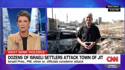 <p>Becky Anderson and CNN International Diplomatic Editor Nic Robertson discuss the U.S. and UK’s condemnation of Israeli settler violence, from Nic's vantage point inside the West Bank.?</p>