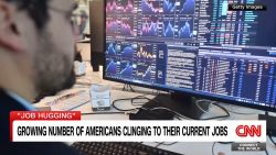 <p> "Job hugging" has become a growing trend for Gen Z, as employers shy away from hiring new staff during uncertain times. Matt Egan takes a look at the numbers.</p>