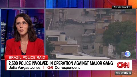 <p>At least 64 people have died in a massive police raid aimed at organized crime in Rio de Janeiro on Tuesday, security officials told <a href="index.php?page=&url=https%3A%2F%2Fnam11.safelinks.protection.outlook.com%2F%3Furl%3Dhttps%253A%252F%252Fwww.cnnbrasil.com.br%252Fpolitica%252Fmj-divulga-nota-apos-operacao-mais-letal-no-rio-de-janeiro%252F%26data%3D05%257C02%257Cmax.saltman%2540cnn.com%257C78c41abd69e84e37e4df08de165a1b31%257C0eb48825e8714459bc72d0ecd68f1f39%257C0%257C0%257C638972773678128784%257CUnknown%257CTWFpbGZsb3d8eyJFbXB0eU1hcGkiOnRydWUsIlYiOiIwLjAuMDAwMCIsIlAiOiJXaW4zMiIsIkFOIjoiTWFpbCIsIldUIjoyfQ%253D%253D%257C0%257C%257C%257C%26sdata%3DoCPtTqcVpmdDQsMnfkajujAVx0CQw8gw56AmowxRlps%253D%26reserved%3D0" target="_blank"><strong>CNN Brasil</strong></a>. Among the dead are four Brazilian police officers, officials added. CNN’s Julia Vargas Jones reports. </p>