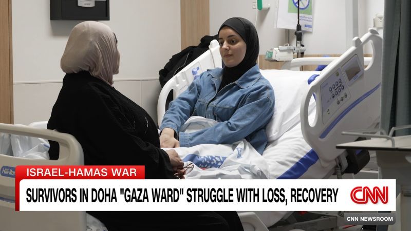 CNN's Jomana Karadsheh visits a hospital in Doha where patients are recovering from devastating injuries received during the war in Gaza.