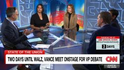 <p>Former Communications Director for VP Harris Ashley Etienne, Republican Strategist Erin Perrine, CNN Political Commentator Karen Finney and CNN Senior Political Commentator Scott Jennings join CNN's Jake Tapper to discuss the state of the race and the upcoming debate between Gov. Tim Walz and Sen. JD Vance.</p>