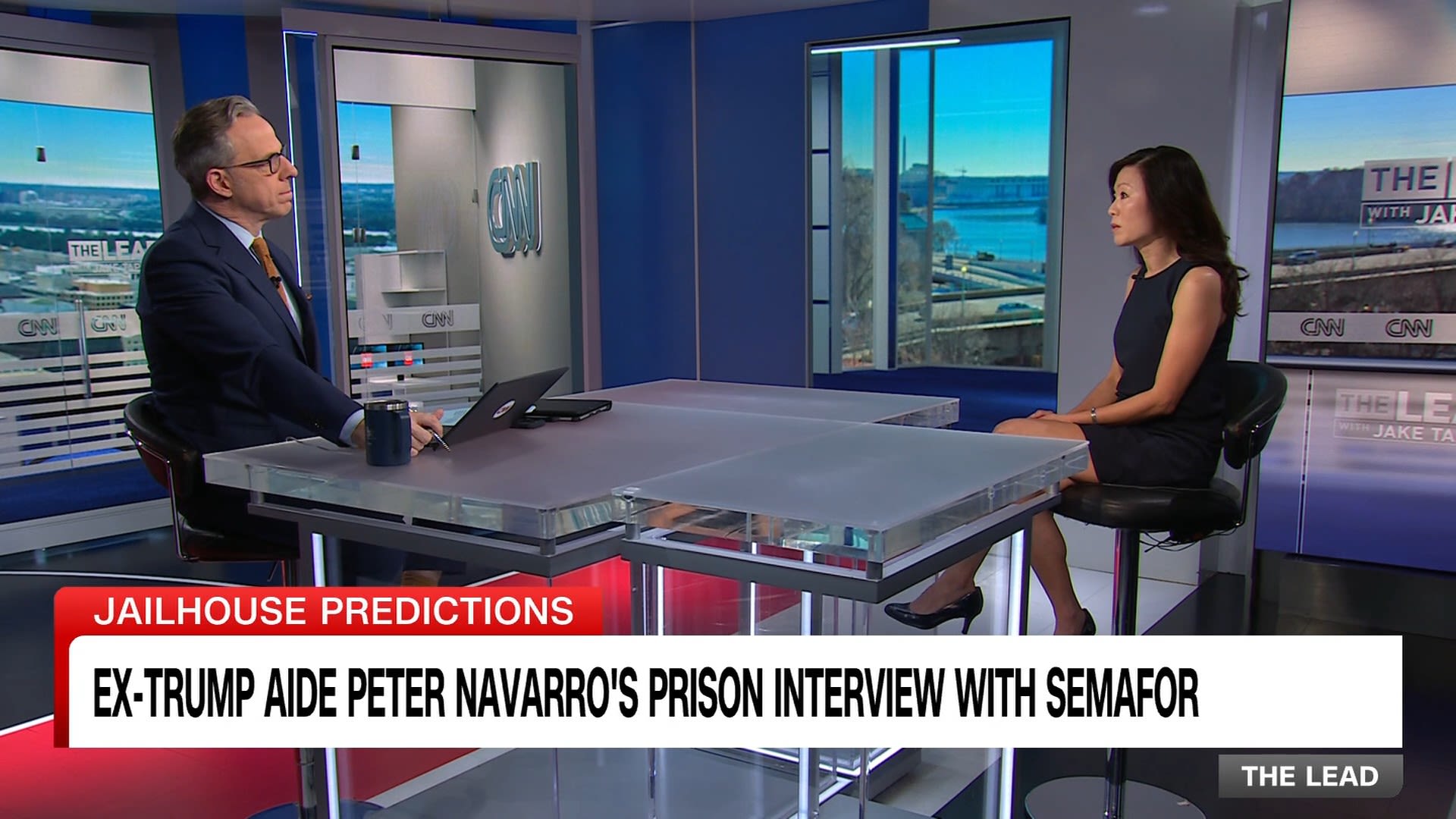 Ex-Trump aide Peter Navarro gives interview from prison