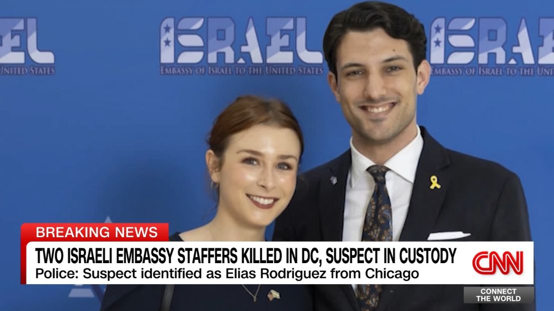 <p>Yaron Lischinsky and Sarah Milgrim, both Israeli Embassy staffers about to be engaged, were gunned down on a street in Washington, DC. CNN's Alex Marquardt reports. </p>