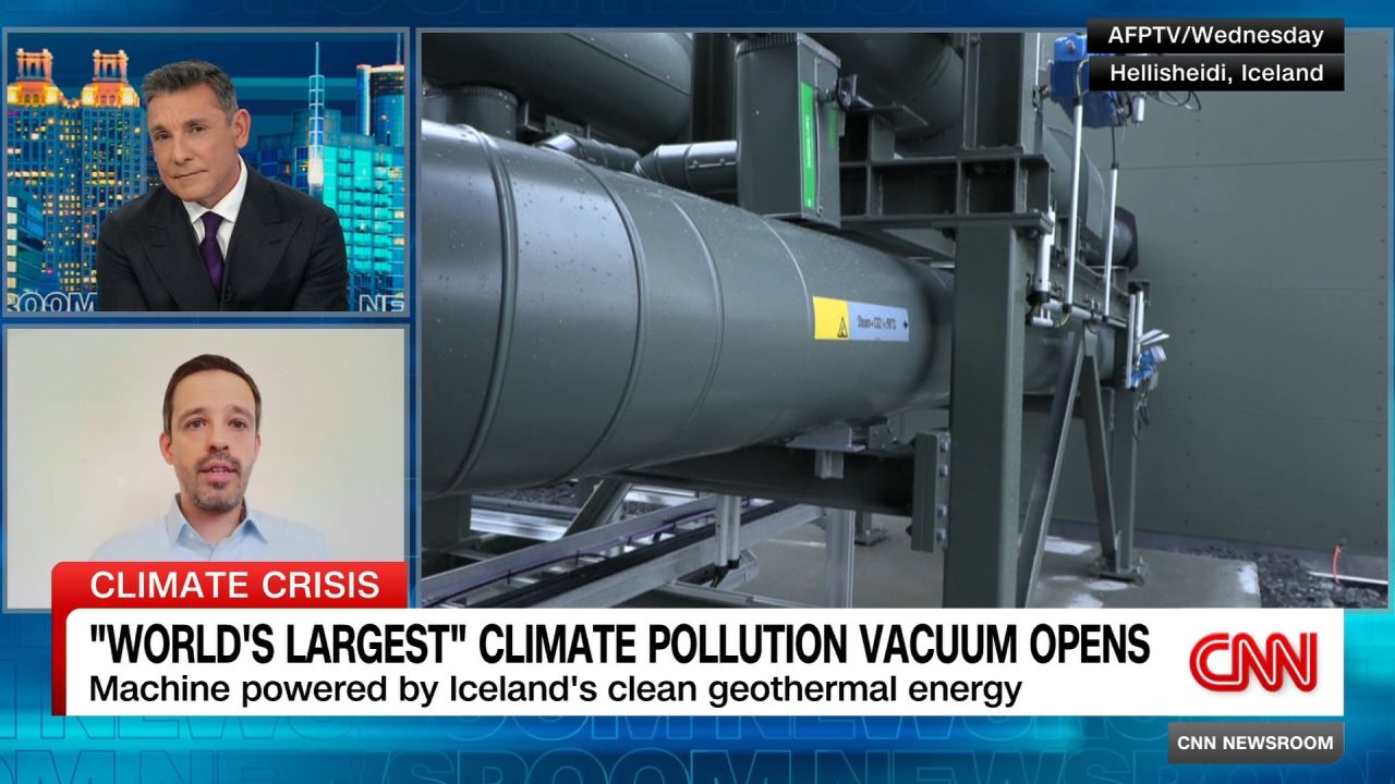 <p>Climeworks Co-CEO Jan Wurzbacher speaks to CNN'S John Vause about the impact of carbon-capture technology.</p>