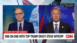 <p>Special Envoy Steve Witkoff joins CNN's Jake Tapper to discuss his efforts to negotiate an end to the wars in the Middle East and Ukraine.</p>