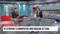 <p>Dr. Mehmet Oz joins The Lead</p>