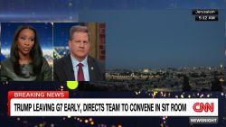 <p>Facing backlash from Steve Bannon and Tucker Carlson among others for his foreign policy decisions amidst the backdrop of the conflict between Israel and Iran, Trump says he came up with the term "America First" and that he decides what that means.</p>