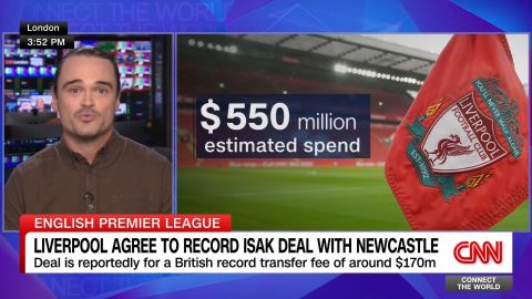 <p>In a record-breaking transfer window for the English Premier League that reached $4 billion, Liverpool paved the way by shelling out more than $550 million. Becky Anderson discusses the eye-popping numbers with CNN Sport Producer Matias Grez. </p>