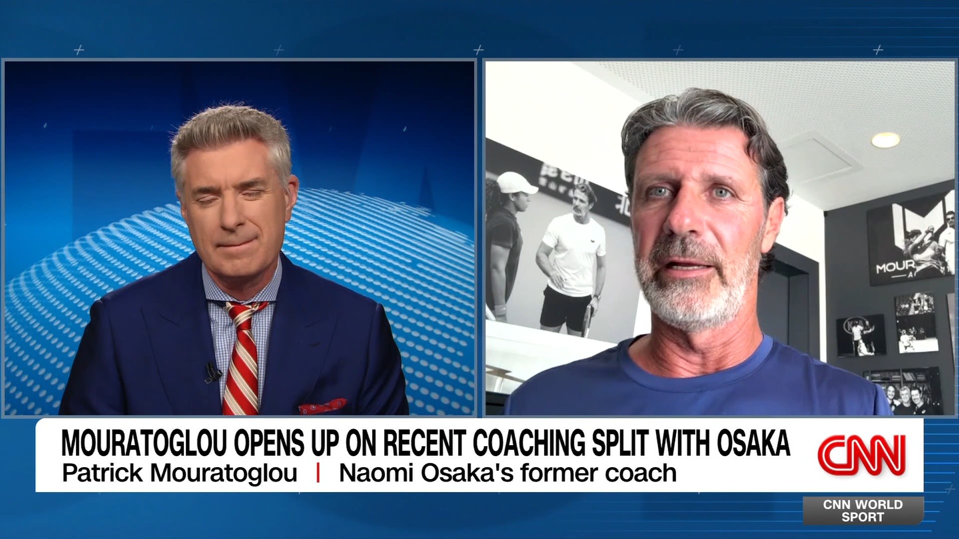 <p>It's been four years since the Japanese star Naomi Osaka last won a tour event. For much of the last year, she's been working with the coach Patrick Moratoglou, but they parted company just over a week ago. Here's what he had to say to World Sport's Don Riddell about their partnership.</p>