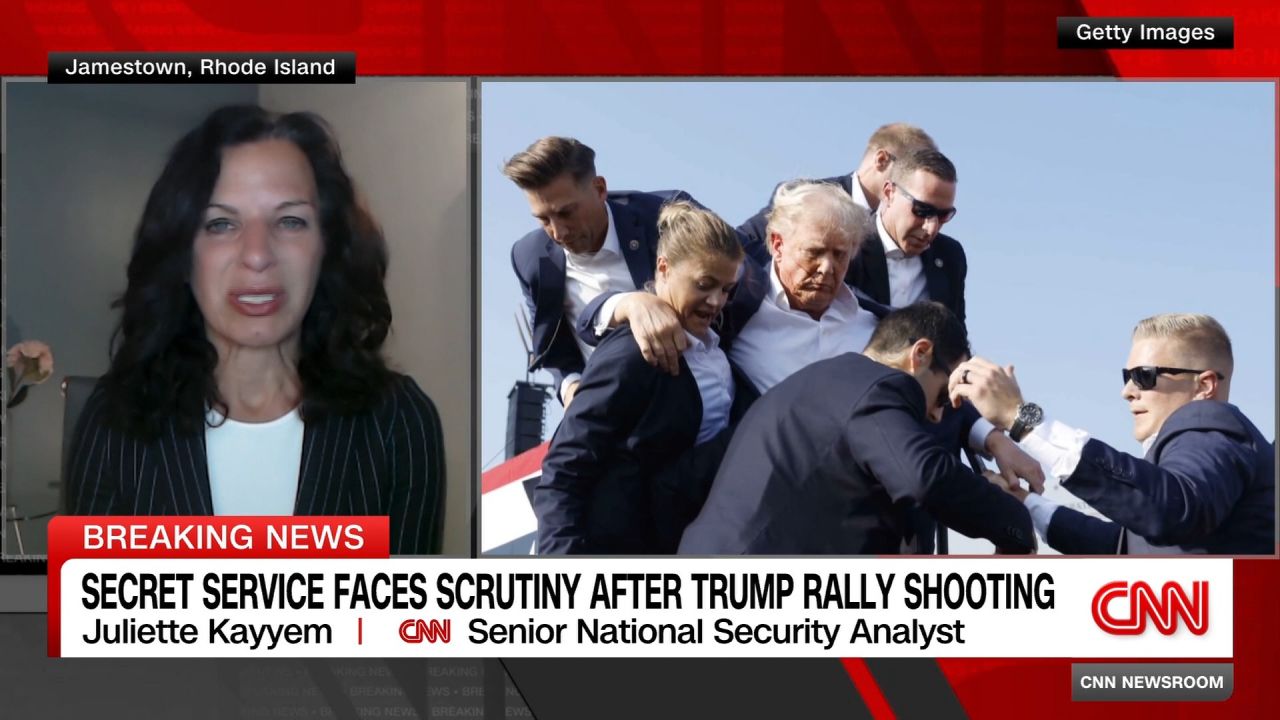 <p>CNN Senior National Security Analyst Juliette Kayyem discusses the intense scrutiny the Secret Service faces after the assassination attempt.</p>