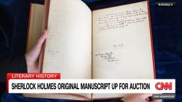 <p>Handwritten Sherlock Holmes manuscript is set to hit the auction block in New York, where the rare literary treasure is expected to fetch up to $1.2 million. </p>