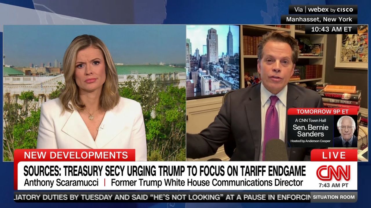 <p>Former Trump White House Communications Director Anthony Scaramucci tells Pamela Brown that President Trump is " like an arsonist sets fire to the house and then runs outside with the hose, puts it out... and then declares victory."</p>