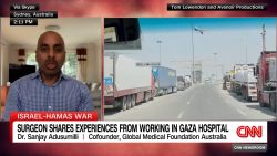 <p>Michael Holmes speaks to Dr. Sanjay Adusumilli, cofounder of Global Medical Foundation Australia, about what he witnessed spending two weeks in Gaza working to save lives at Al-Aqsa hospital.</p>