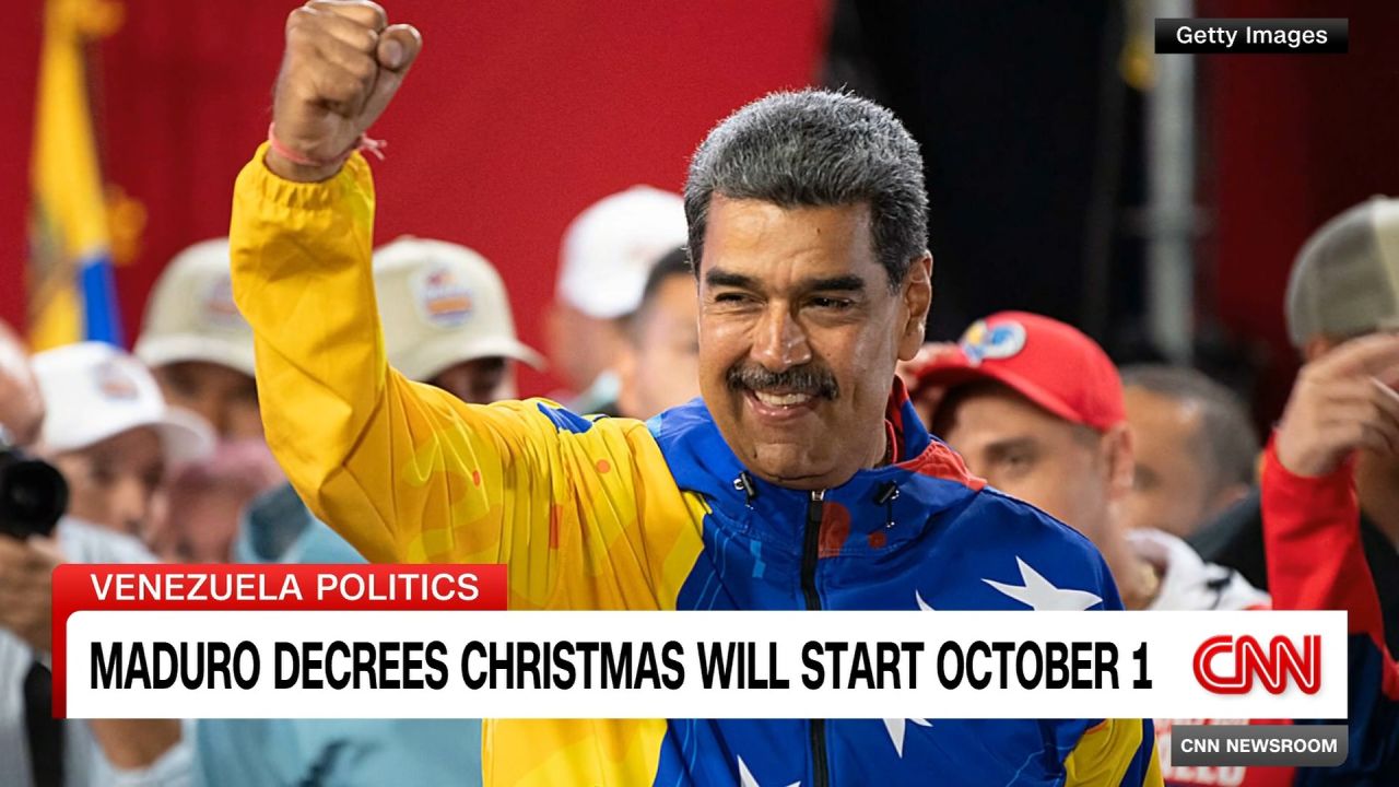 <p>Christmas will start next month in Venezuela, authoritarian leader Nicolas Maduro has decreed – even as thousands of Venezuelans look set to pass the holidays behind bars amid his government's crackdown on political unrest.</p>