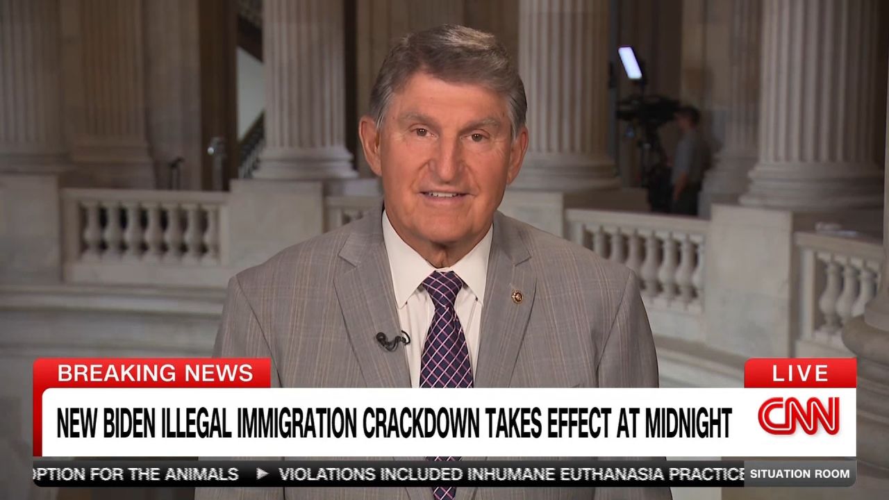 <p>Independent Sen. Joe Manchin discusses Biden's executive action on immigration and says why the President is "moving in the right direction."</p>