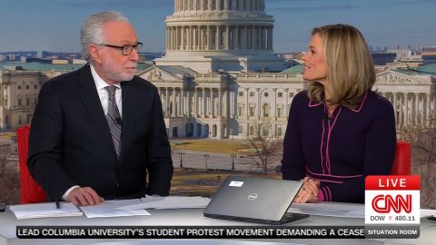 <p>Since launching "The Situation Room with Wolf Blitzer and Pamela Brown," Brown has started asking Blitzer about his song of the day on her Instagram stories. The two discuss how Blitzer makes his selections.</p>