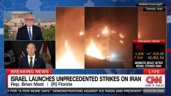 <p>Chair of the House Foreign Affairs Committee, Republican Rep. Brian Mast, talks with CNN's Wolf Blitzer about Israel's unprecedented preemptive strike against Iranian military and nuclear targets. </p>