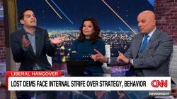 <p>Democrats delivered a scattered response to President Trump’s address to a joint session of Congress. Why does the party continue to grapple with its messaging months after their November loss? Sara Sidner and the NewsNight panel discuss</p>