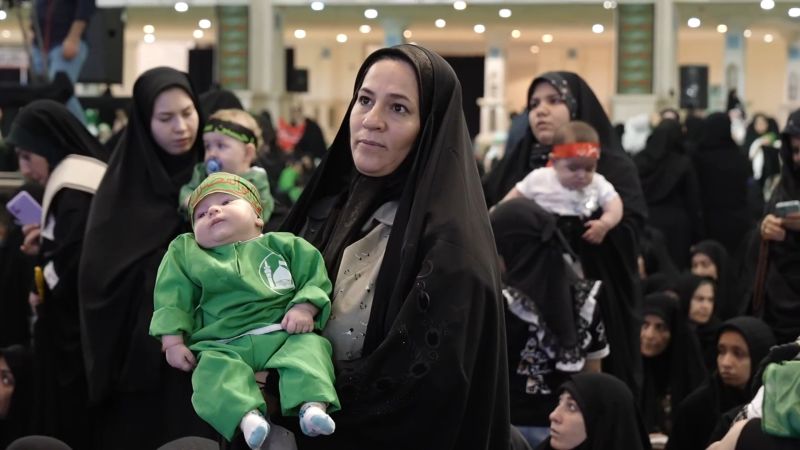 CNN witnesses ‘Hosseini Infants Ceremony’ in Tehran