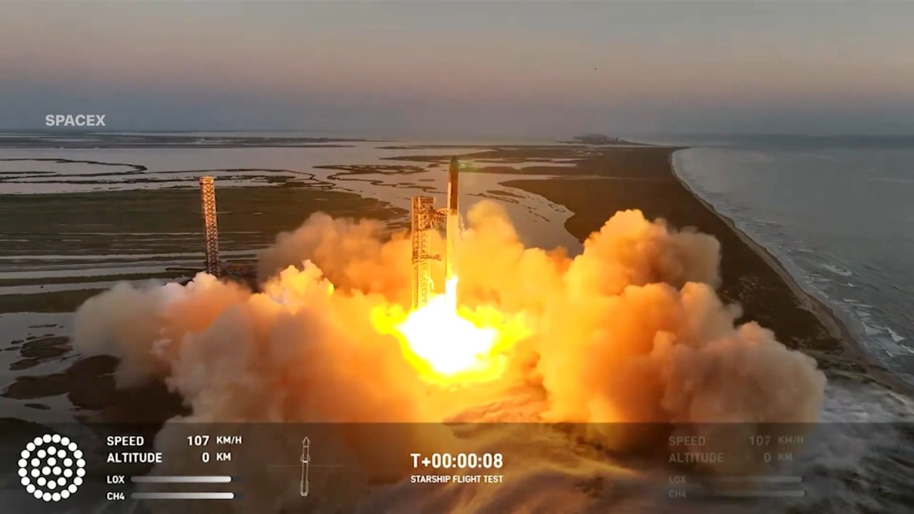 Highlights SpaceX launches Starship test flight 5 CNN