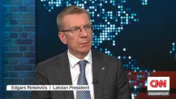 <p>Latvian President Edgar Rinkēvičs tells Christiane Amanpour that the situation in Ukraine is critical and agrees that NATO allies should lift some restrictions on Ukraine's use of donated weapons. </p>